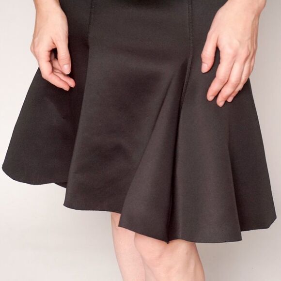 Amanda Uprichard x Nuuly Black Scuba Dress XS #237 - Picture 3 of 6